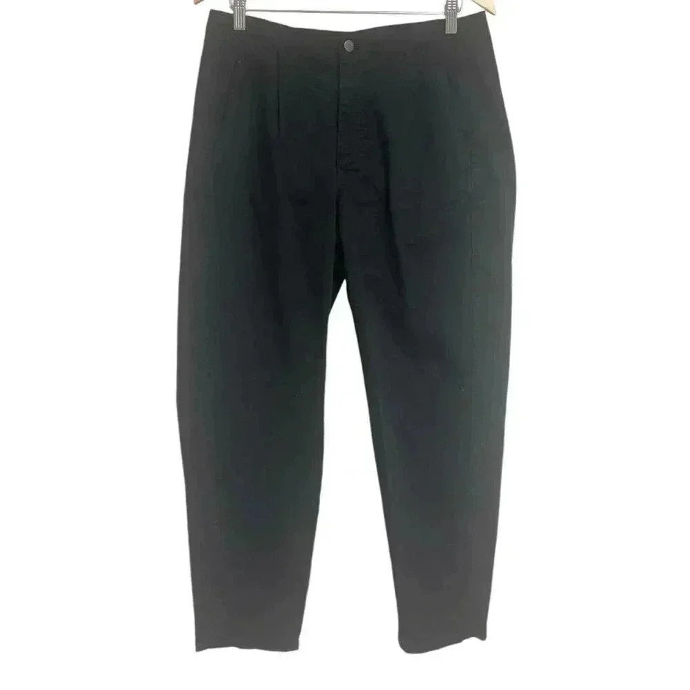 Eileen Fisher Black Denim Pants Women's Size 10